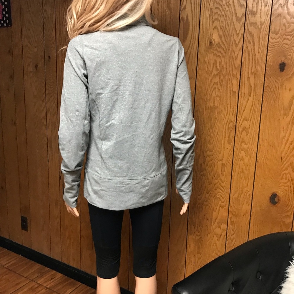 Lululemon" In Stride Jacket Gray Graphic Running-Full Zip - Picture 7 of 11